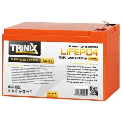 TRINIX TLFP-1212S Ultra 12А&bull;г 12В Літієва акумуляторна батарея 99-10025249 фото