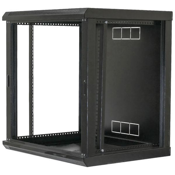 19"15U, 600x500x773мм акрилове скло, чорна Шафа 99-10026414 фото