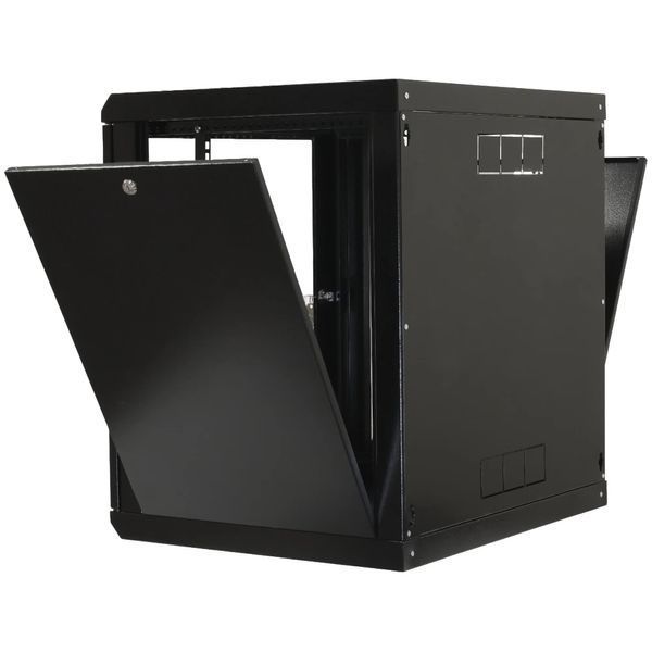 19"15U, 600x500x773мм акрилове скло, чорна Шафа 99-10026414 фото