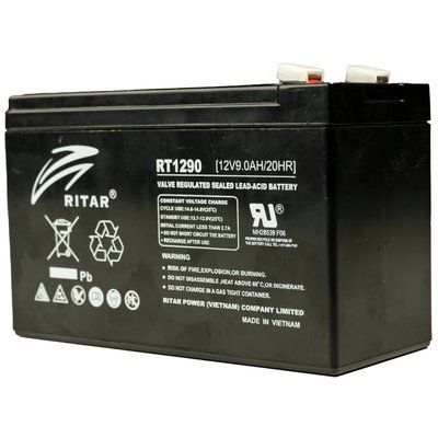 Ritar RT1290 9А&bull;г 12В Свинцево-кислотна акумуляторна батарея 99-00012174 фото