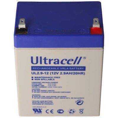 Ultracell UL2.9-12 AGM 12V 2,9Ah Акумуляторна батарея 99-00021037 фото