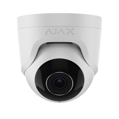 Дротова охоронна IP-камера Ajax TurretCam (8 Mp/4 mm) White 35-0000263 фото