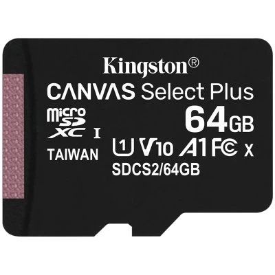 Kingston microSDXC 64GB (SDCS2/64GBSP) Карта пам'яті 99-10026593 фото