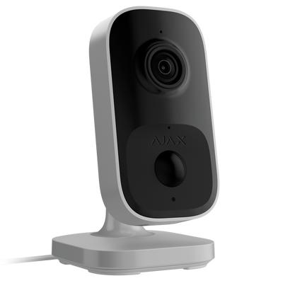 Wi-Fi камера відеоспостереження з ІЧ датчиком руху та вбудованим ШІ Ajax IndoorCam White (111566.303.WH1) 35-0000469 фото