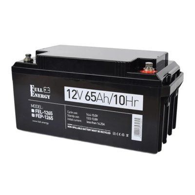 Full Energy FEP-1265 Акумулятор 12В 65 Ач для ДБЖ 99-00007310 фото