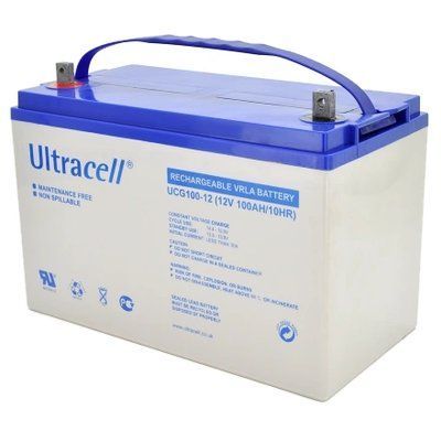 Ultracell UCG100-12 100А&bull;г 12В гелева Свинцево-кислотна акумуляторна батарея 99-00015953 фото