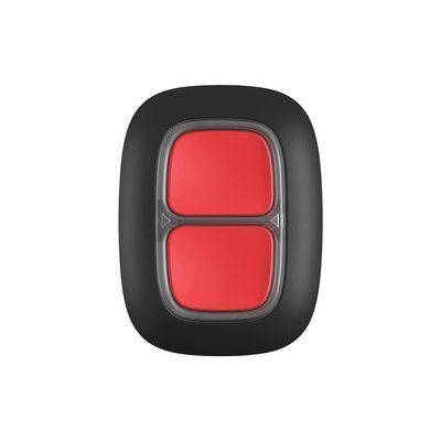 Бездротова екстрена кнопка Ajax DoubleButton Black 35-0000171 фото