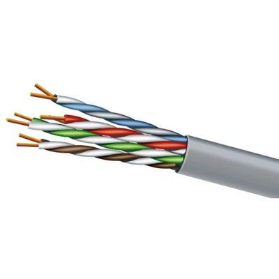 Cat. 5e U/UTP 4х2х24 AWG(0,51), бухта 305м Кабель вита пара ЗЗКМ (UTP мідь внут) 99-00006840 фото