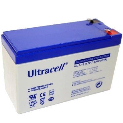 Ultracell UL7-12 7A&bull;г 12В Свинцево-кислотна акумуляторна батарея 99-00020760 фото