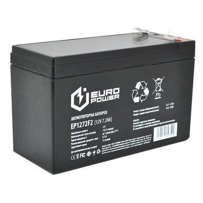 EUROPOWER EP12-7.2F2 12В 7 А&bull;ч Акумуляторна батарея 99-00009704 фото