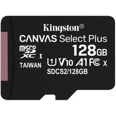Kingston microSD 128GB C10 UHS-I R100MB/s + SD Карта пам'яті 99-00019894 фото