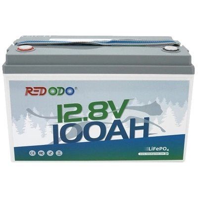 Redodo 12.8В 100А&bull;год 100А Літієва акумуляторна батарея 99-00023776 фото