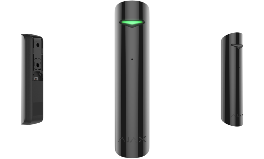 Бездротовий датчик розбиття скла Ajax GlassProtect Black 35-0000140 фото