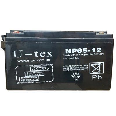 U-tex 12В / 65 Ah Акумулятор 99-00012099 фото