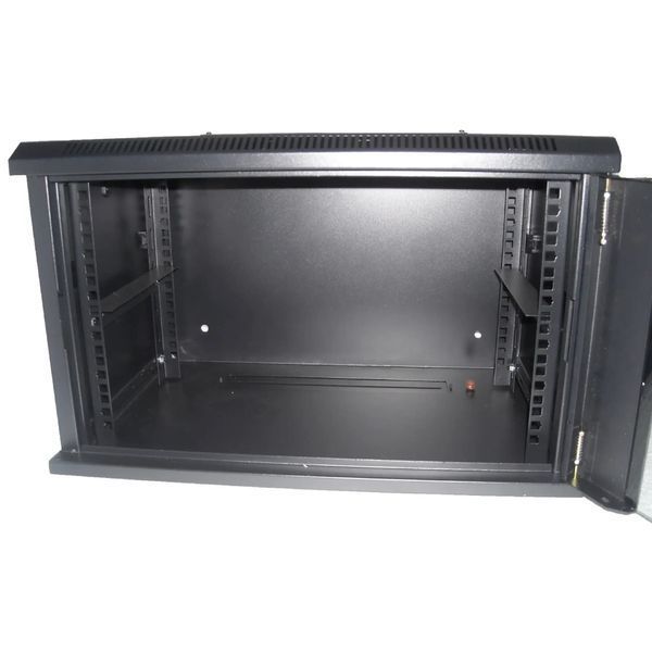 Hypernet WMNC-15U-FLAT-AC-BLACK Шафа коммутаційна настінна 15U 600x450 розбірна 99-00013819 фото
