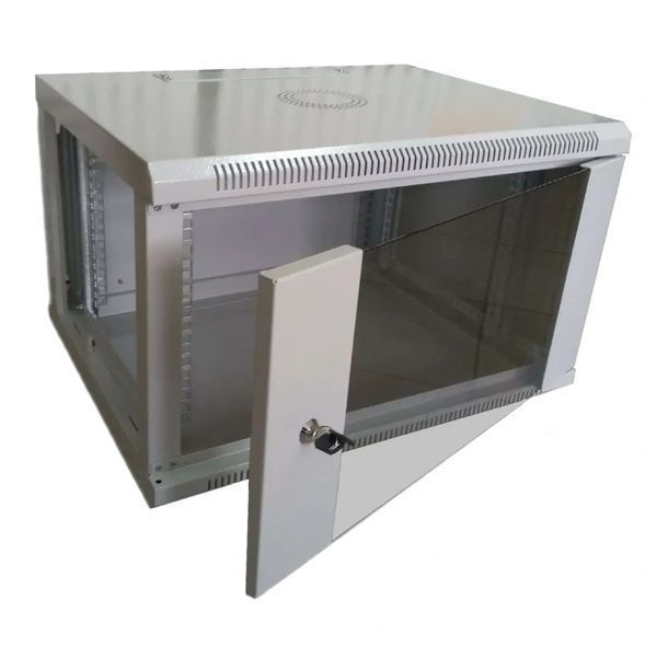 WMNC-35-6U-FLAT Шафа 6U 600x350 мм Hypernet настінна розбірна 99-00008841 фото