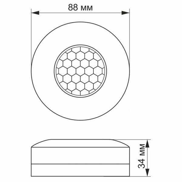 VIDEX VL-SPC12B 220V 1200W IP20 Датчик руху та освітленості 99-00017538 фото